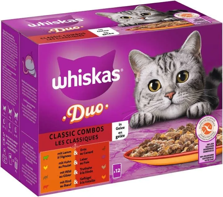 Whiskas Duo Classic Combos in Jelly 12x85g