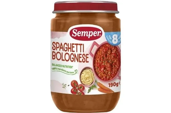 Semper Spaghetti Bolognese 8M 190g