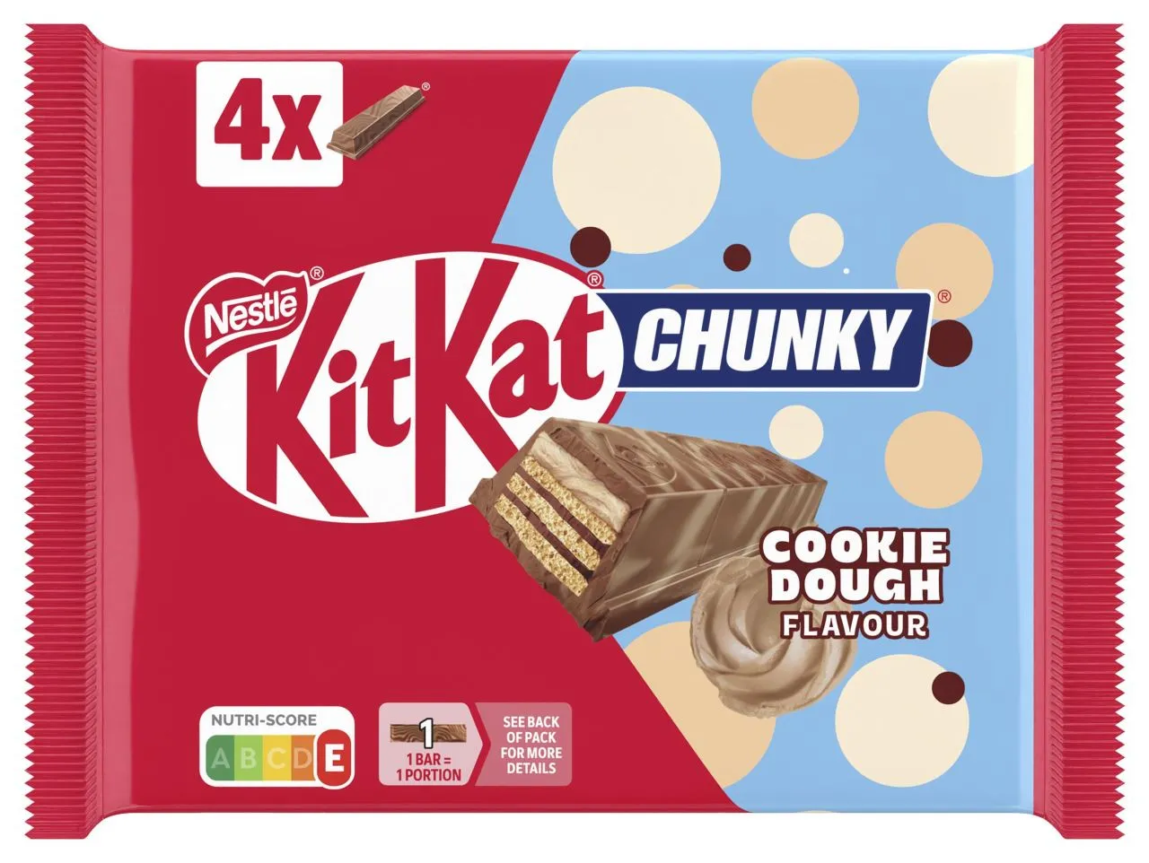 KitKat Chunky Cookie Dough 4-pack 168g - Limited Edition