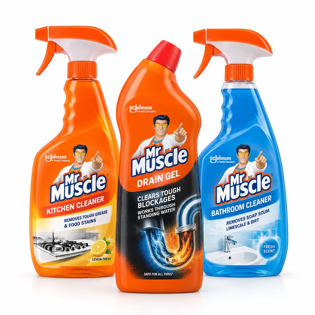 Mr Muscle Household Cleaners
