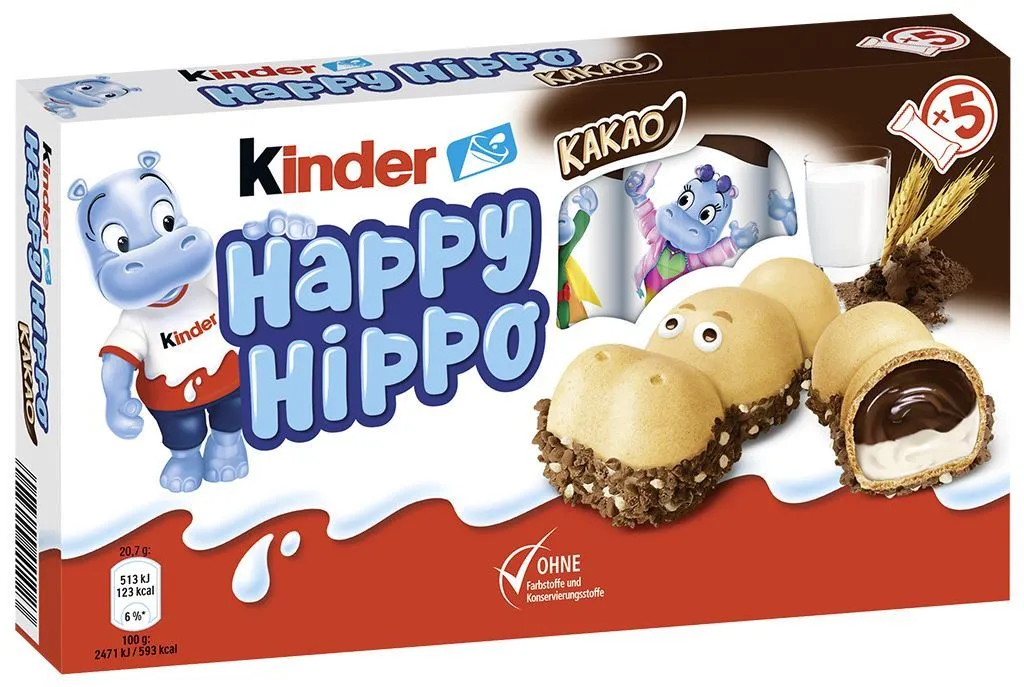 Kinder Happy Hippo Kakao T5 103,5g