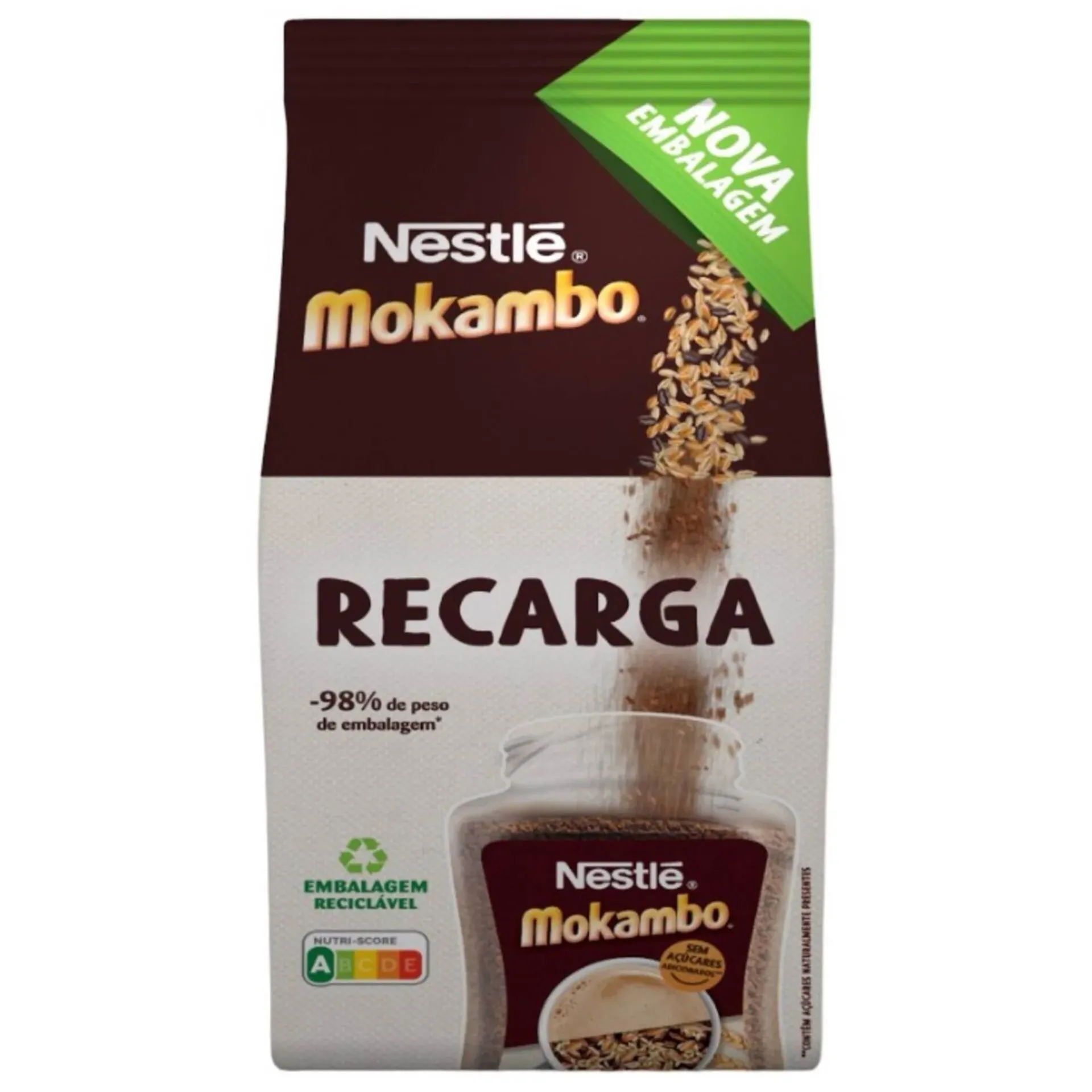 Nestlé Mokambo Instant Cereal Drink with 20% Coffee Refill 170g