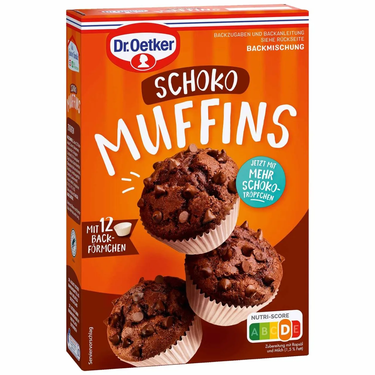 Dr. Oetker Schoko Muffins 12 pcs. 345g