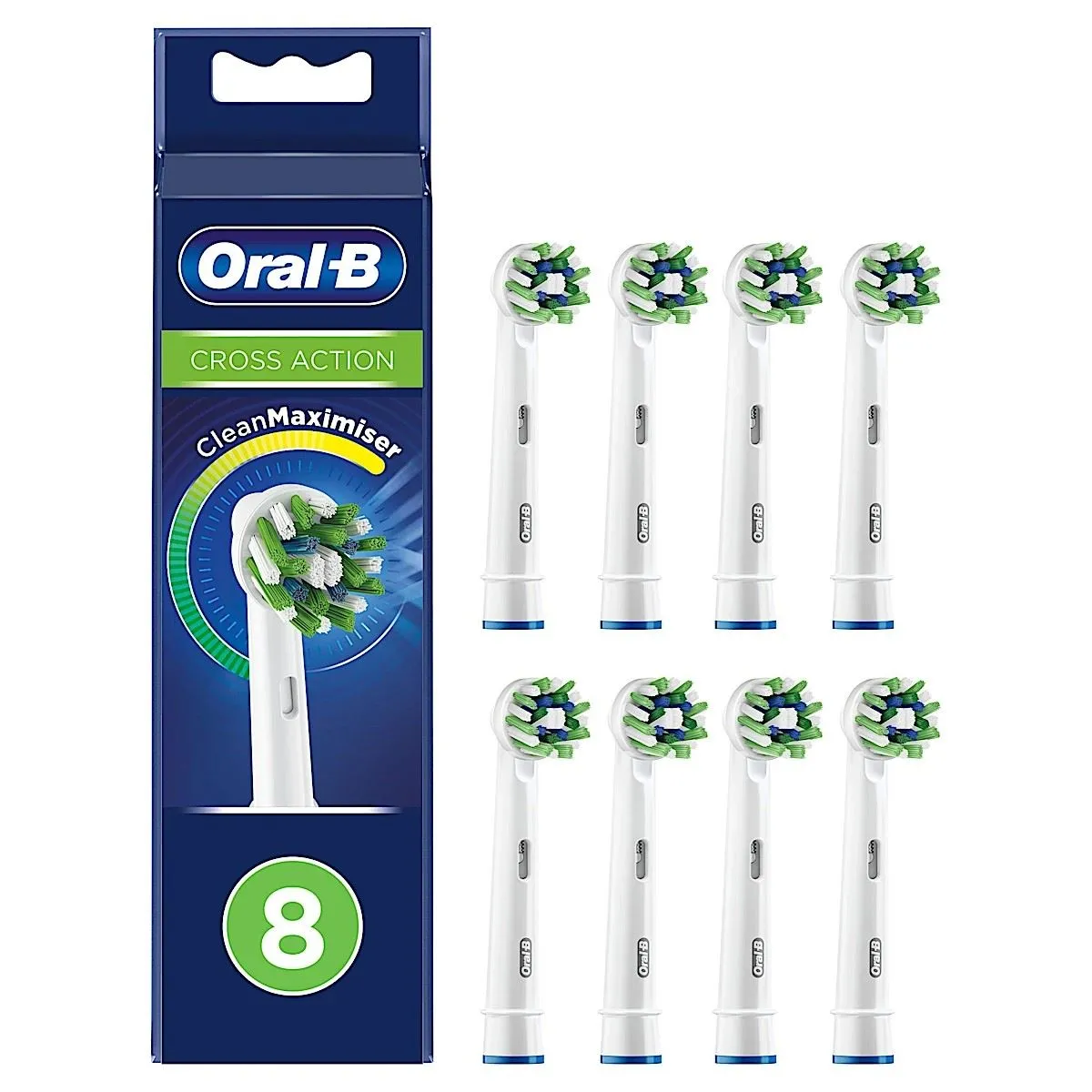 Oral-B Cross Action 8 replacement brush heads