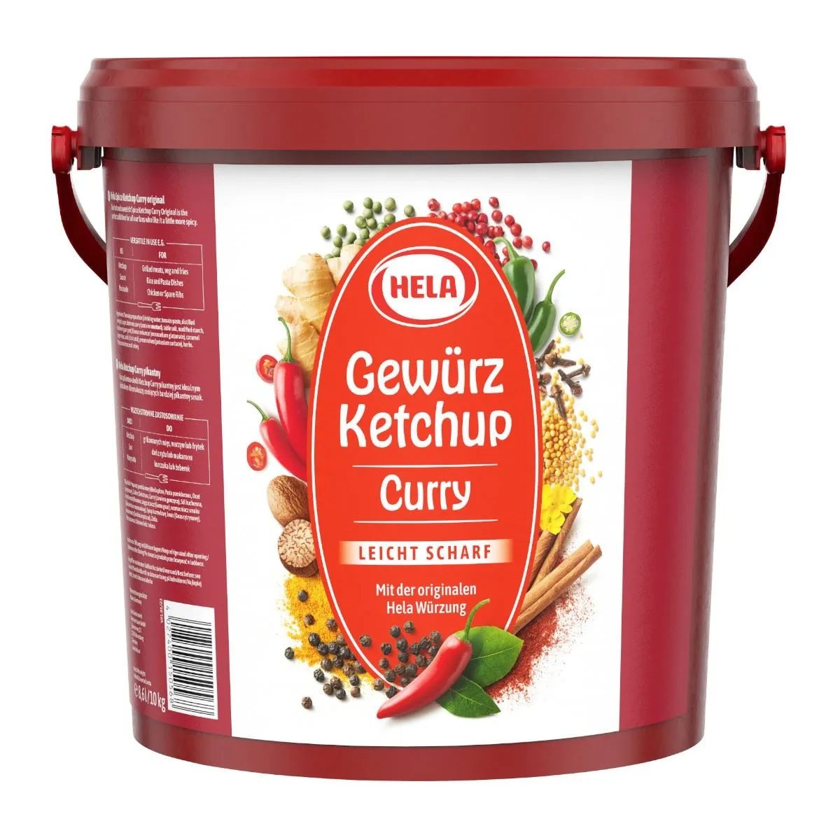 Hela Gewürz Ketchup Curry leicht scharf 10kg