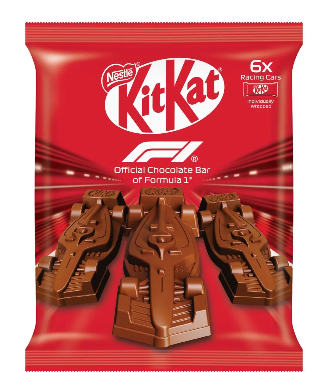 KitKat F1 Chocolate Racing Cars 66g