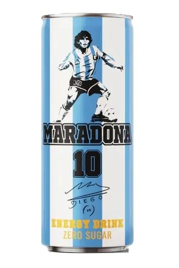 Maradona Energy Drink Zero Sugar 24x250ml Can