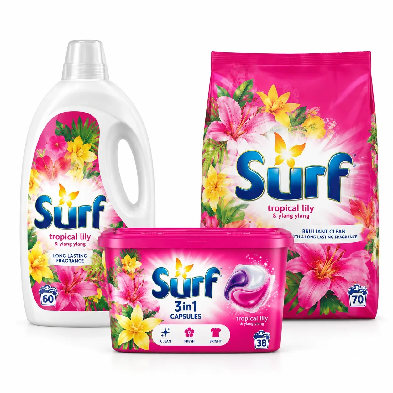 Surf Laundry Detergents