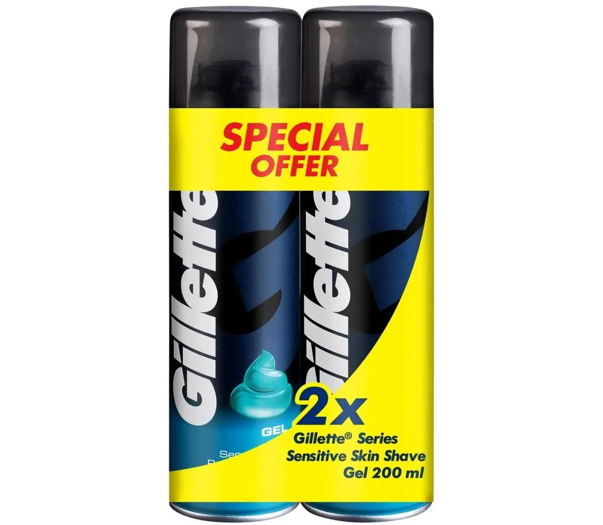 Gillette Series Classic Gel 2x200ml