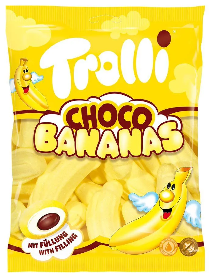 Trolli Choco Bananas 150g