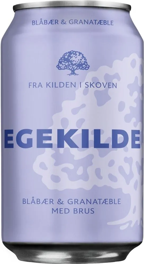 Egekilde Blåbær & Granatæble med brus 24x330ml Can