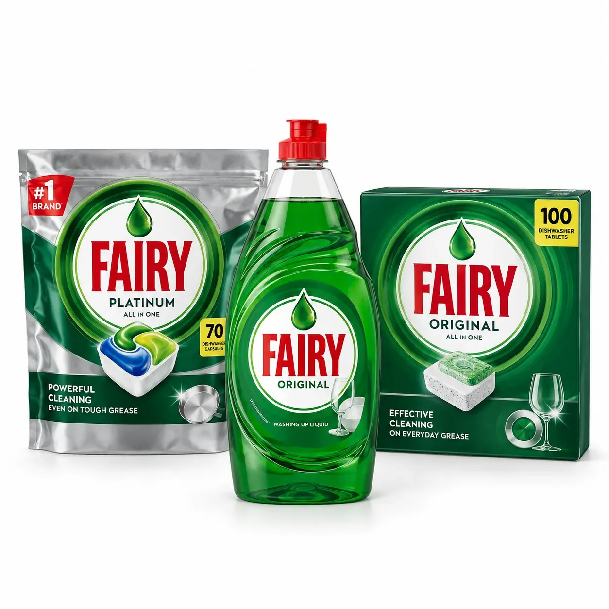 Fairy Dishwashing Products