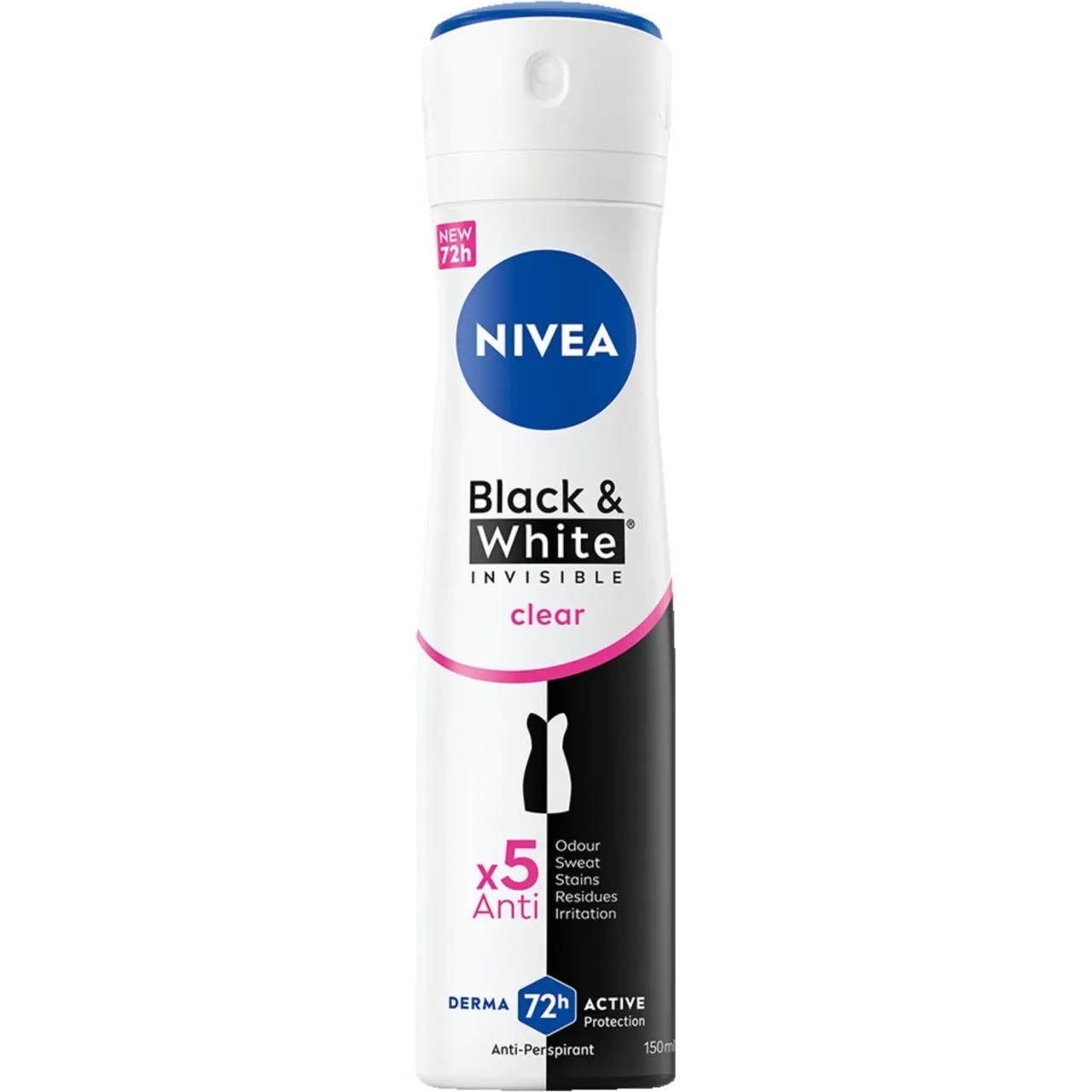NIVEA Black & White Invisible Deo Spray 150ml